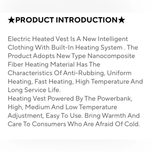 Heated Vest Smart Fleece USB Rechargeable Thermal Outdoor Hunting - Picture 7 of 11